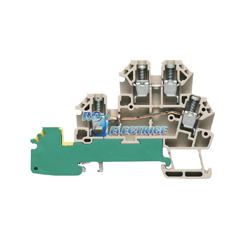DLD 2.5/PE DB; W-Series, Initiator/actuator terminal, Rated cross-section: 2.5 mm?, Screw connection, Direct mounting