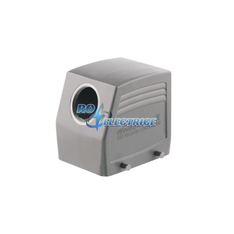 HDC 32A TSBU 1M32G; HDC enclosures, Size: 7, Protection degree: IP 65, Cable entry from side, Plug housing, Side-locking clamp on lower side, Standard