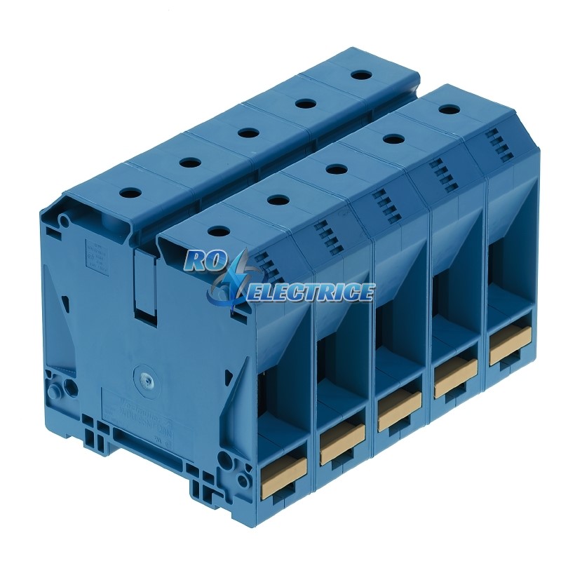 WDU 95N/120N BL; W-Series, Feed-through terminal, Rated cross-section: 120 mm?, Screw connection, Direct mounting, Blue