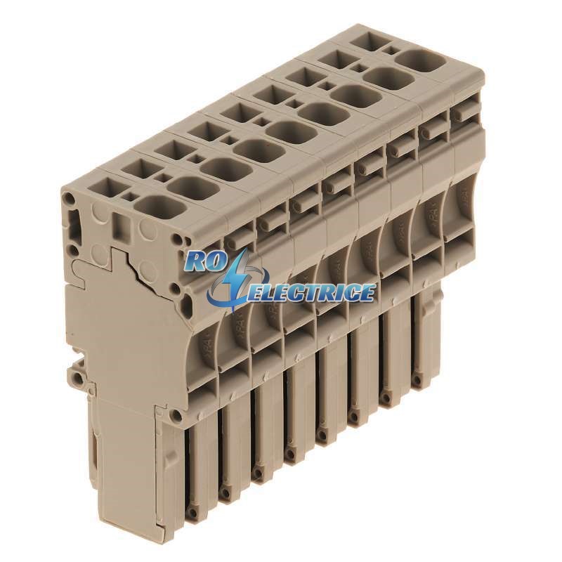 ZP 4/1AN/9; Z-series, WeiCoS, Plug-in connector, Beige, Direct mounting