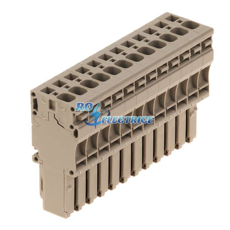 ZP 4/1AN/12; Z-series, WeiCoS, Plug-in connector, Beige, Direct mounting