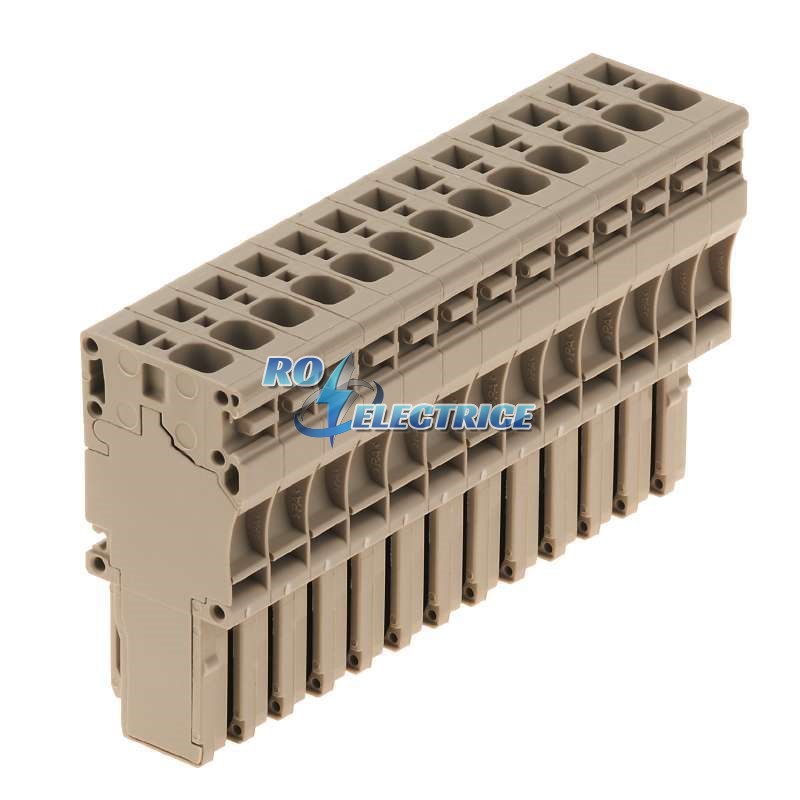 ZP 4/1AN/13; Z-series, WeiCoS, Plug-in connector, Beige, Direct mounting