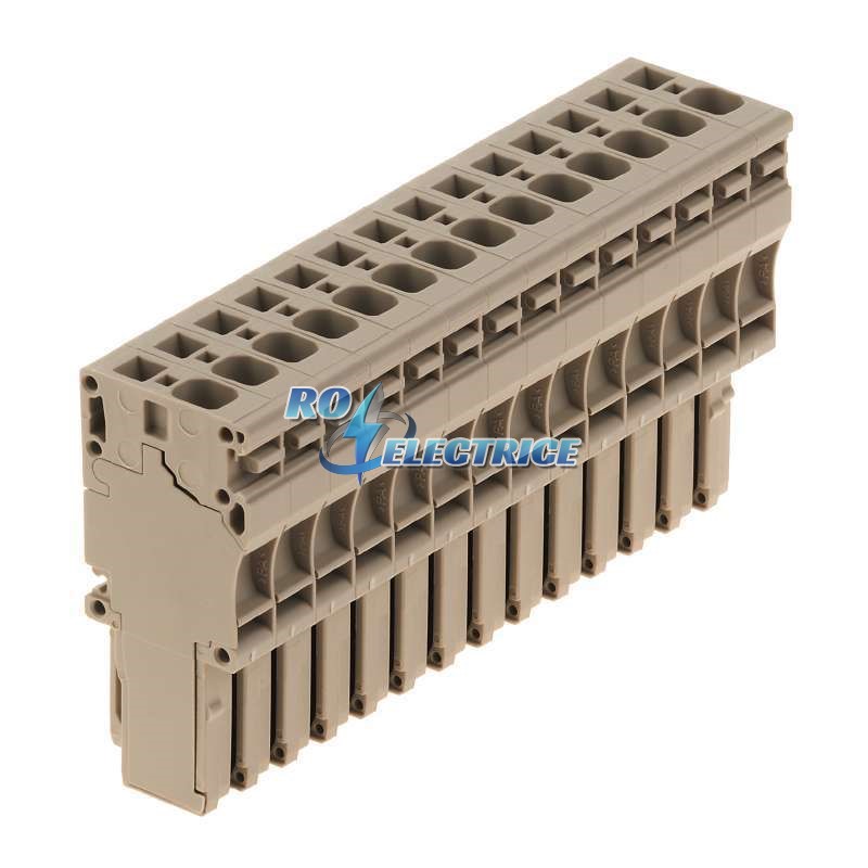 ZP 4/1AN/14; Z-series, WeiCoS, Plug-in connector, Beige, Direct mounting