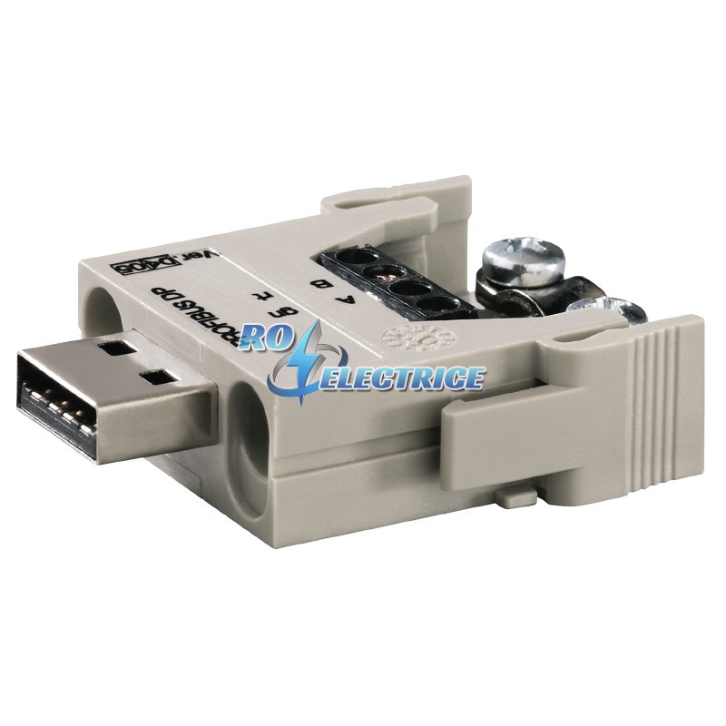 HDC CM BUS 2SS PBDP N; Heavy Duty Connectors, HDC insert, ConCept module