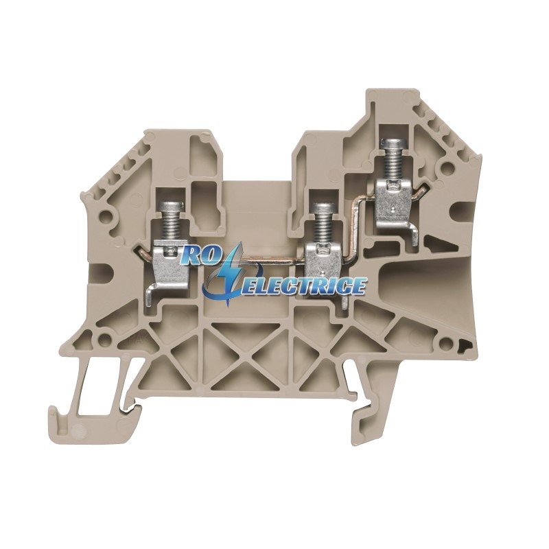 WDU 4/ZR; W-Series, Feed-through terminal, Rated cross-section: 4 mm?, Screw connection, Direct mounting