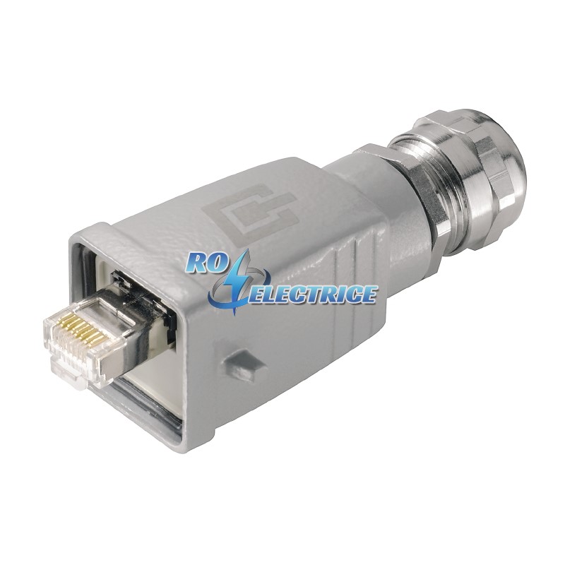 IE-PS-V05M-RJ45-TH; RJ45 crimp plug, Variant 5, Cat.6A / Class EA (ISO/IEC 11801 2010)