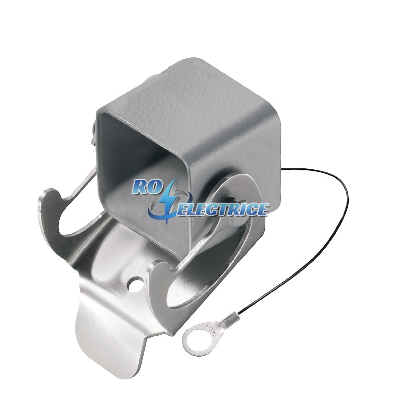HDC 04A DODL 1LB; HDC enclosures, Size: 1, Protection degree: IP 65, Cover for upper part of housing, Side-locking clamp on lower side, Standard