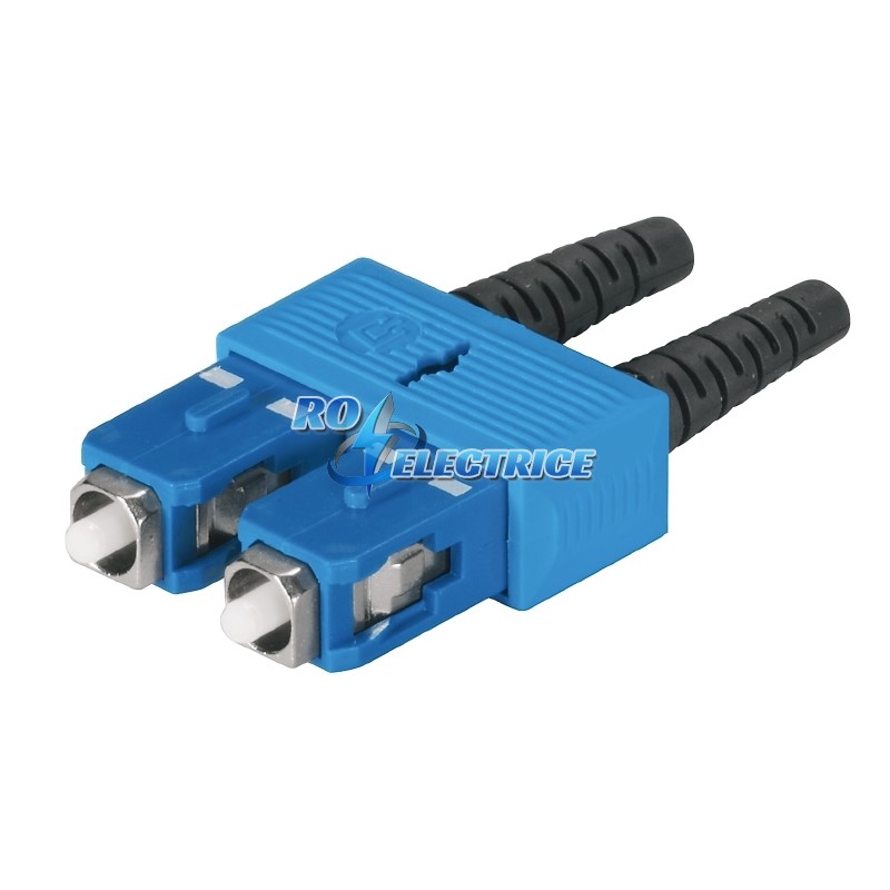 IE-PS-SCD-SM; FO connector, Plug SC duplex, singlemode, IP 20