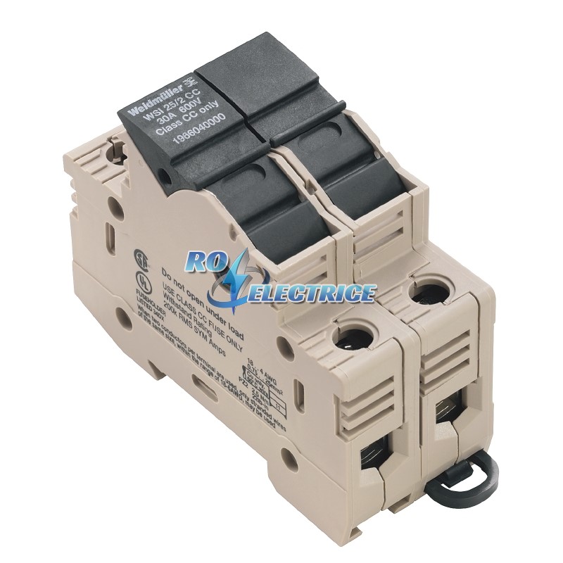 WSI 25/2  CC; W-Series, Fuse terminal, Rated cross-section: 25 mm?, Screw connection, 