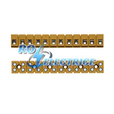 MK 3/12/E; Multipin terminal strip, Single- and multi-pole terminal strip, Rated cross-section: 2.5 mm?, Screw connection, Direct mounting