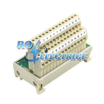 RS SD25S UNC LPK2; Interface, RSSD, SUB-D plug, in compliance with IEC 807-2 / DIN 41652, 25-pole plug, Screw connection