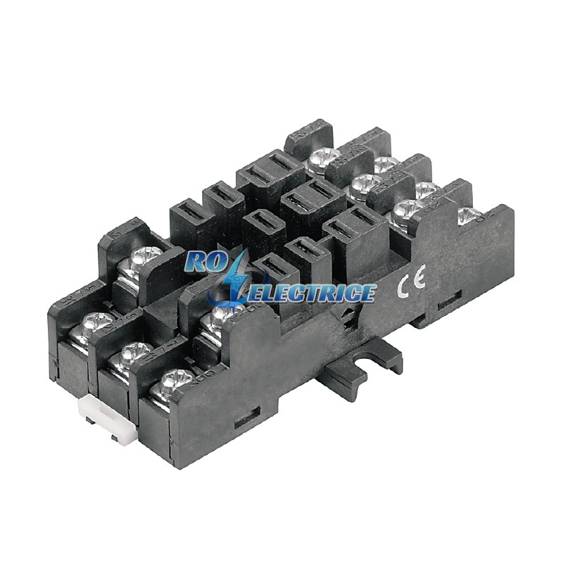 SPW 3CO; RIDERSERIES, Relay base, Continuous current: 16 A, Screw connection