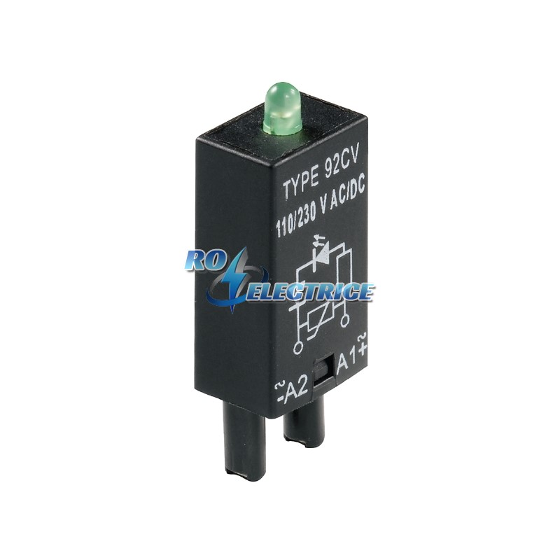 RIM 4 110/230VUC GN; RIDERSERIES, LED module, Rated control voltage: 110...230 V UC, Plug-in connection