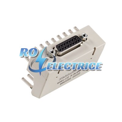 MI8A-I/O S SUBD15B; Adapter, MICRO-Interface, IEC 60603/DIN41612 plug-in connectors, Screw connection