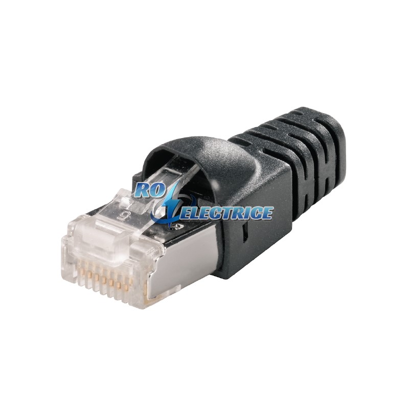 IE-P70; RJ45 plug, with kink protection; 6.2 - 7.1 mm, Cat.6A / Class EA (ISO/IEC 11801 2010), IP 20