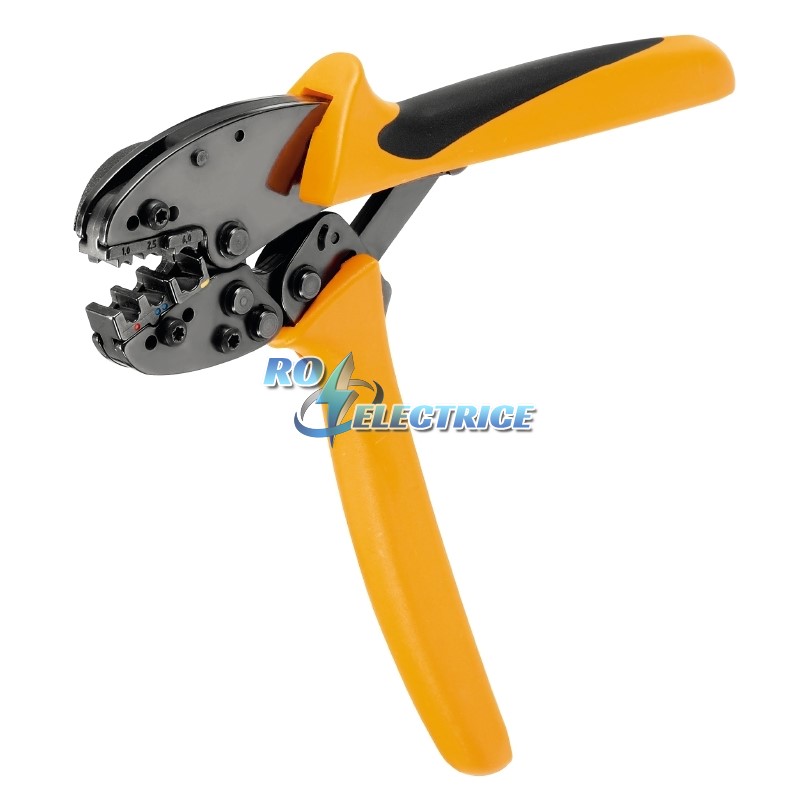 CTI 6; Crimping tool, Crimping tool for contacts, 0.5mm?, 6mm?, Oval crimp, Double crimp