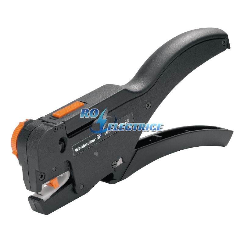 STRIPAX PLUS 2.5; Cutting, stripping and crimping tool, Crimping tool for wire-end ferrules, 0.5mm?, 2.5mm?, Trapezoidal crimp