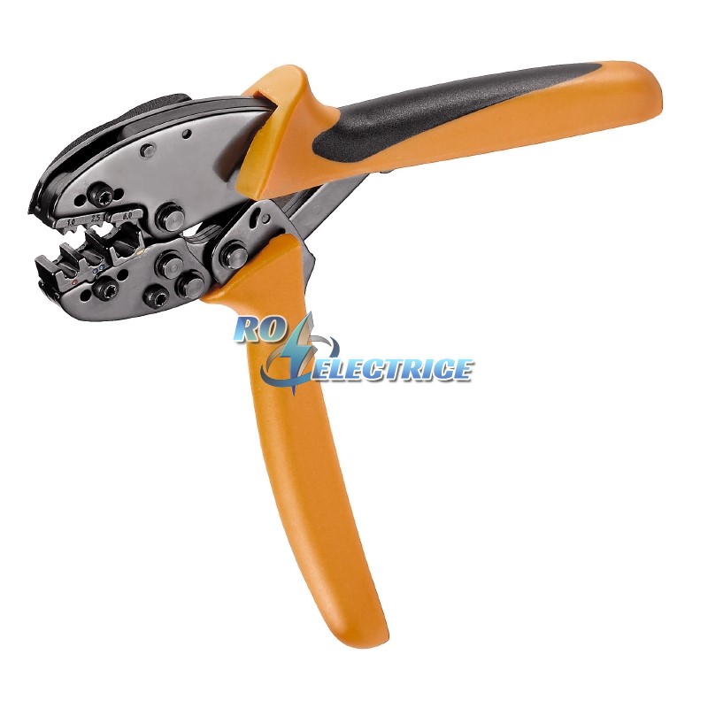 CTI 6 G; Crimping tool, Tool for insulated cable connectors, 0.5mm?, 6mm?, Oval crimp, Parallel crimp